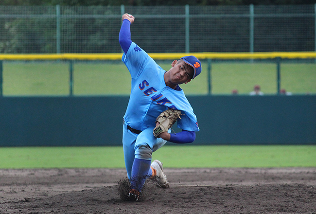 川勝空人 投手 (生光学園高校)